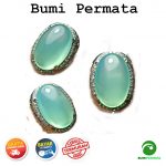 Batu Cincin Pria Akik Anggur Hijau Jumbo Keren Mewah Asli Alam Natural 1