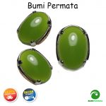 Batu Cincin Pria Akik Sungai Dareh Hijau 2