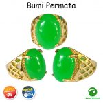 Bumi Permata Cincin Batu Akik Giok Hijau Green Jade Termurah 1