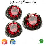 Cincin Red American Diamond Round Briliiant Cut 2