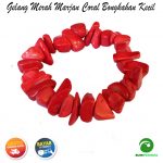 Gelang Batu Akik Marjan Coral Bongkahan Kecil 3