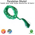 Tasbih Batu Akik Giok Hijau Aventurine 99 Butir