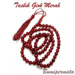 Tasbih Batu Mulia Giok Merah Red Jade 99 Butir 3