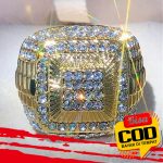 Cincin Emas 18k Bahan 925 Sterling Silver Aksen Batu Permata Alami Untuk Pria 1