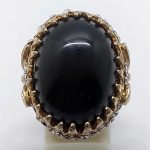 Cincin Batu Akik Black Onyx Wanita 831 2