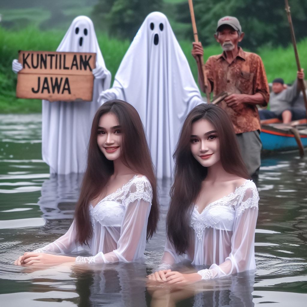 Kala Dan Sari, 2 Kuntilanak Yang Sering Mandi Di Sungai