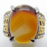 Cincin Pria Batu Akik Motif Kantong Semar Kode 1975 (1)