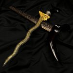 Keris Nogo Sapto Kinatah Emas Asli Tangguh Kasunanan Surakarta Era PB IX Garap Dalem Keraton (8)