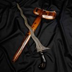 Keris Pamengkang Jagad Pamor Ujung Gunung Tangguh Kasultanan Cirebon Kuno (9)