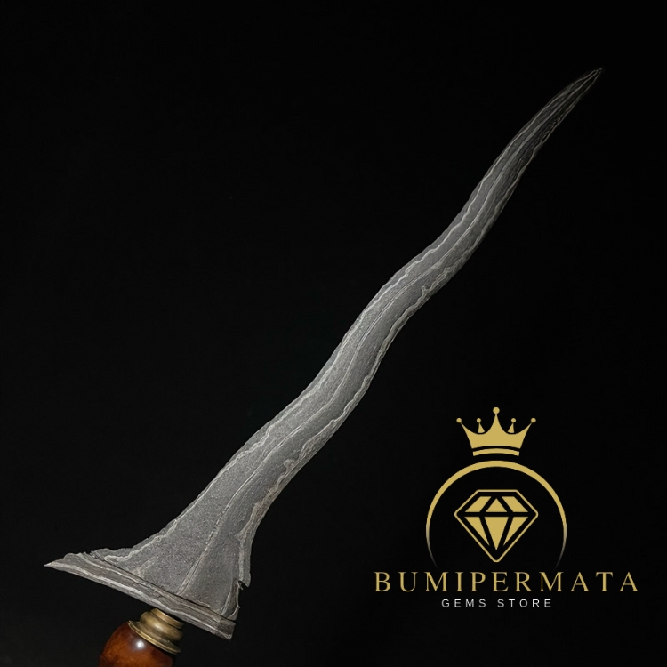 Keris Pandawa Lare Luk 5 Pamor Tejo Kinurung Mataram Amangkurat