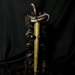 Keris Patrem Naga Runting Luk 5 Pamor Keleng Hurap Tangguh Sedayu Era Mpu Supo Mandrangi Kuno (4)