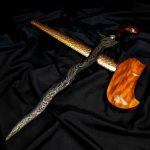 Keris Kyai Carubuk Luk 7 Pamor Lawe Saukel Tangguh Demak Bintoro Abad XV Kuno (2)