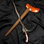 Keris Pandawa Cinarito Luk 5 Pamor Ngulit Semangka Tangguh Mataram Kuno (7)