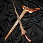 Keris Sempana Luk 9 Tangguh Cirebon Pamor Wos Wutah Kuno (1)