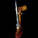 Keris Sempono Luk 9 Pamor Pendaringan Kebak Tangguh Segaluh Sepuh Kuno (4)