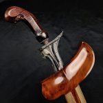 Keris Sengkelat Luk 13 Pamor Wos Wutah Meteor Tangguh Mataram Senopaten Kuno (1)