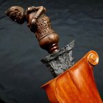 Keris Tindih Bethok Jalak Budho Pamor Kelengan Tangguh Mataram Hindu Kuno (1)