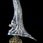 Keris Nogo Siluman Luk 7 Ngemut Emas Pamor Segoro Muncar Tangguh Mataram Abad 17 Sepuh Kuno (2)