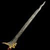 Keris Singo Barong Damar Murup Kinatah Emas Tangguh Mataram Era HB V Sepuh Kuno (1)