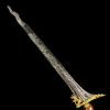 Keris Singo Barong Damar Murup Kinatah Emas Tangguh Mataram Era HB V Sepuh Kuno (5)