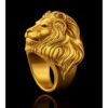 Cincin Motif Singa Emas Import High Quality (2)