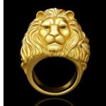 Cincin Motif Singa Emas Import High Quality (3)